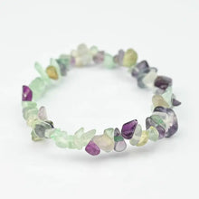 Fluorite - Chips Bracelet 5-8mm