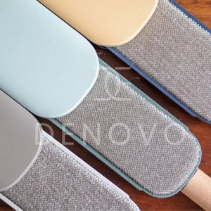 Blue De Novo™ Back-to-Basics Lint Brush with Wooden Handle