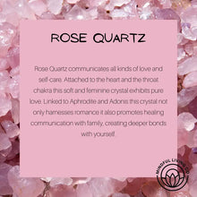 Crystal Clear Column Insert - Rose Quartz